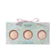 Wicked Sista Bath Bombs Floral Paisley White Peach 3 x 50G
