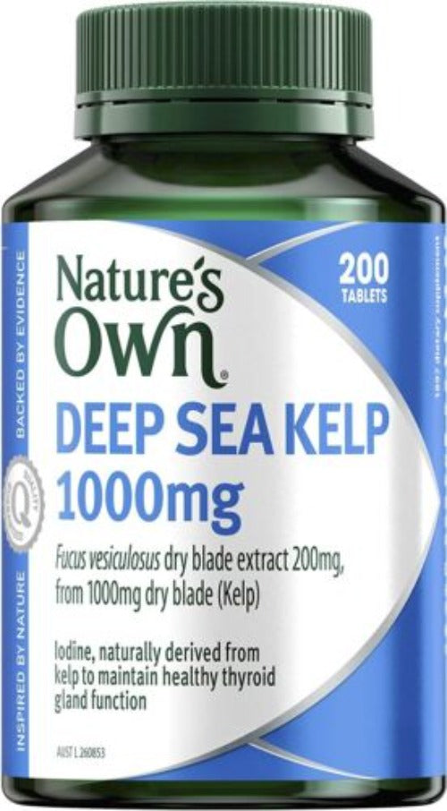 Nature's Own Kelp 1000Mg Tabs 200