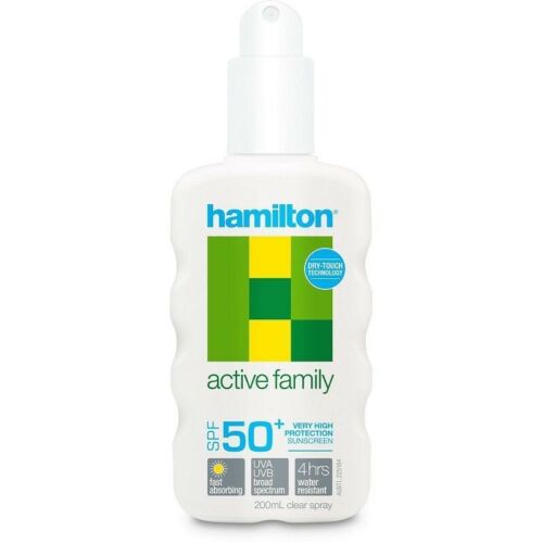 Hamilton Sun Active Family SPF50+ Spray 200ml