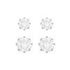 Adnohr Sensation Cz 5Mm 6MM Set Rh 5711