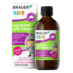 Brauer Kids Liquid Iron with Vitamin B 200ml