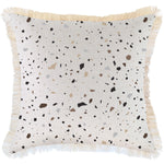 Escape to Paradise Cushion Cover Coastal Fringe Terrazzo 60CM X 60CM