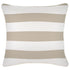 Escape to Paradise Cushion Cover With Piping Deck Stripe Beige 45CM X 45CM