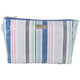 Wicked Sista Anderson Stripe Large Luxe Waterproof Cosmetic Makeup Bag Multicolour 30cm X 17cm X 10cm