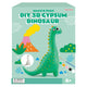 Crafty Kids DIY 3D Gypsum Dinosaur Mould and Paint Craft Kit 450G
