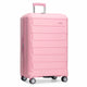 Traveler's Choice Pagosa Indestructible Hardshell Expandable Spinner Luggage Pink Carry On 22 Inch