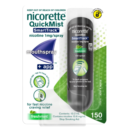 Nicorette QuickMist Smart Track Spray 150 Sprays