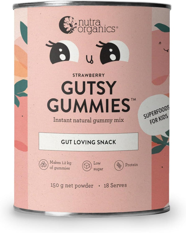 Nutra Organics Gutsy Gummies Strawberry 150g