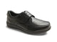 Homyped Saxon Mens Leather Lace Up Dress Shoes Black Size 9