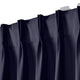 Exclusive Home Sateen Twill Woven Room Darkening Blackout Curtain Panel Pair Peacoat Blue 96 Inch Length