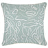 Escape to Paradise Cushion Cover With Piping Playa Seafoam 45CM X 45CM