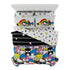 Franco Sanrio Hello Kitty and Friends Super Soft 7 Piece Super Soft Comforter and Sheet Set with Sham Queen Official Licensed Product