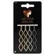 Lady Jayne Metallic Swirly Bobby Slides 4 Pack