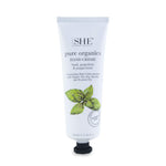 Om She Pure Organics Hand Cream Basil Grapefruit and Mint