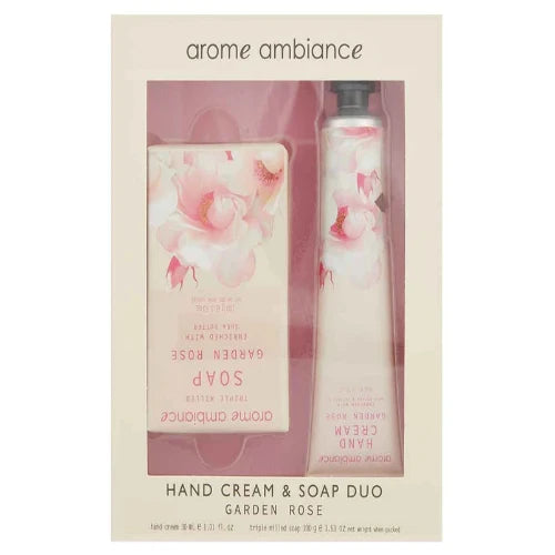 Arome Ambiance Nature Hand Cream Soap Duo Rose