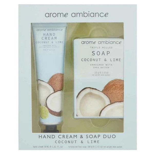 Arome Ambiance Nature Fresh Hand Cream & Soap Duo Coconut & Lime