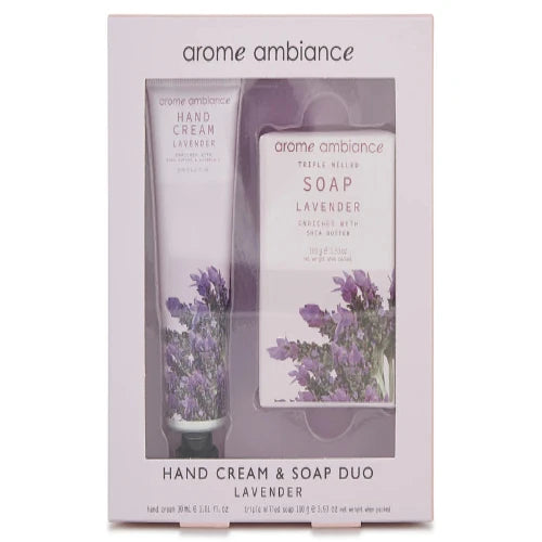 Arome Ambiance Nature Hand Cream Soap Duo Lavender