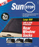Lion Sunstop SUV Window Sock Rear Large - 2 Piece
