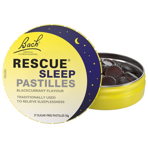 Bach Original Flower Remedies Rescue Sleep Pastilles Blackcurrant 50g