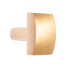 Lane Brass Curved Square Knob