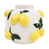 Urban Products Tuscan Lemon Home Garden Decor Flower Display Vase White 16cm