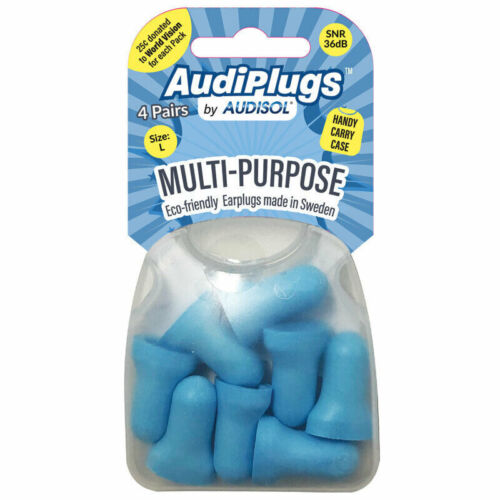 Audiplugs Multi Purpose Ear Plugs 4 Pairs