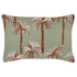 Escape to Paradise Cushion Cover With Piping Oasis Sage 35CM X 50CM
