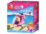 Girl's Dream Helicopter Building Blocks