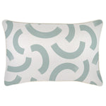 Escape to Paradise Cushion Cover With Piping Muse Seafoam 35CM x 50CM