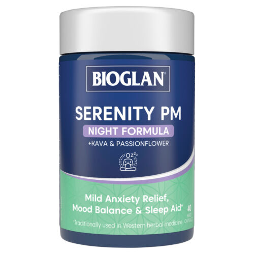 Bioglan Serenity PM Night Formula 40 Capsules