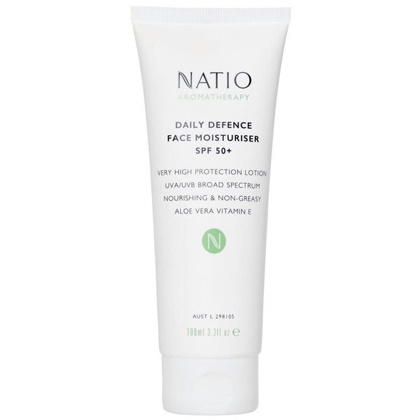 Natio Daily Defence Face Moisturiser SPF 50+ 100ml