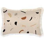 Escape to Paradise Cushion Cover Coastal Fringe Elements 35CM X 50CM