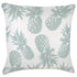 Escape to Paradise Cushion Cover With Piping Pineapples Seafoam 60CM X 60CM