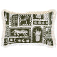 Escape to Paradise Cushion Cover Coastal Fringe Naxos Eucalyptus 35CM X 50CM