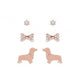 Studex Sensation Kids Dog Set Rose GP 7062