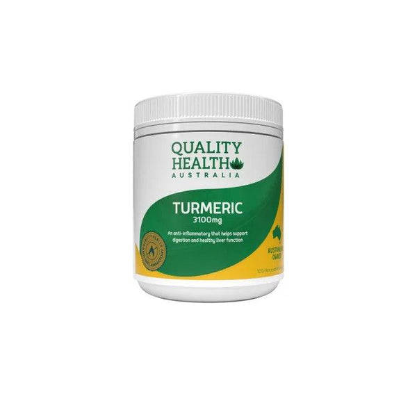 Quality Health Turmeric 3100mg With BioPerine 100 Tablets