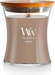 WoodWick Cashmere Scented Jar Candle with Crackling Wooden Wick Medium 275G