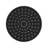 Interbath Iris Round Shower Head Matte Black 200MM