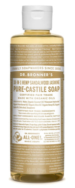 Dr Bronners Pure Castile Soap Sandalwood Jasmine 237ML