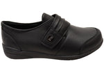 Homyped Maya Womens Comfort Leather Sandals Black Size 9