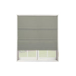 Chicology Roman Shades for Windows Ridgewood Sage Privacy and Light Filtering  27 in W x 72 in H