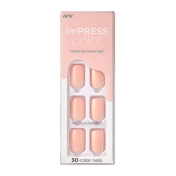 KISS imPress Color Press-On Manicure Nails Peevish Pink