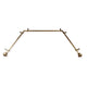 Rod Desyne 13 16 Inch Moyat Bay Window Curtain Rod 20 36 Inch 38 72 Inch Antique Brass