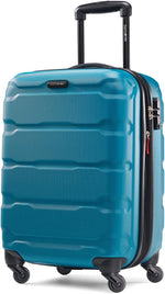 Samsonite Omni PC Hardside Expandable Spinner Luggage Teal Checked Large