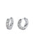 Zafino Sadie Hoop Silver Earrings