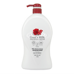 Lovercare Goats Milk Shower Cream with Rose Hip Seed Oil 1.2L