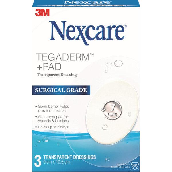 Nexcare Tegaderm + Pad Oval 3PK