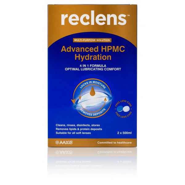 Reclens Multi Purpose Contact Lens Solution 2 X 500ml