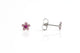Adnohr Daisy Stud Earrings Pink And Fuchsia Surgical Steel