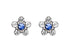 Studex Stainless Steel Daisy Sapphire Stud Earring